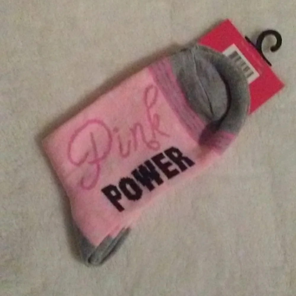 NWT Breast Cancer Awareness Crew Socks Bundle - Picture 3 of 6